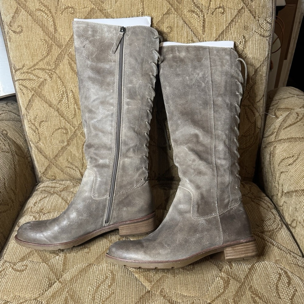 Sofft Sharnell II WP Knee High Leather Boot, Women's Size 9.5M, NEW MSRP $239.95